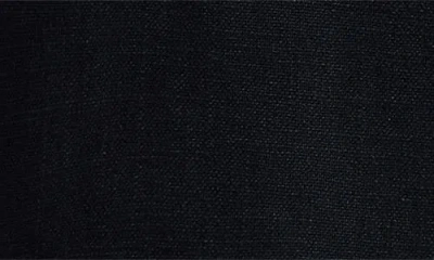 Reiss Womens Black Eden Relaxed-fit Double-breasted Linen-blend Blazer In Black