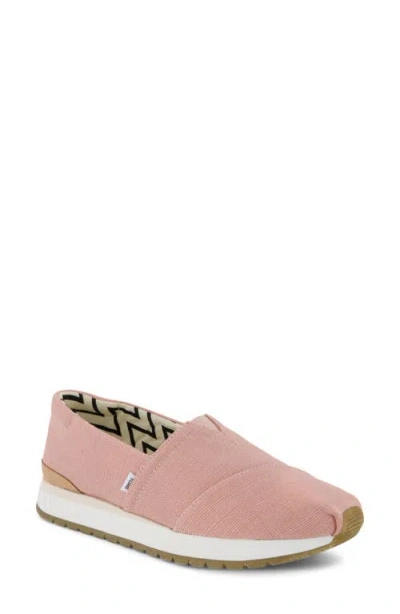Toms Women's Resident Plus Almond Toe Sneakers In Pink