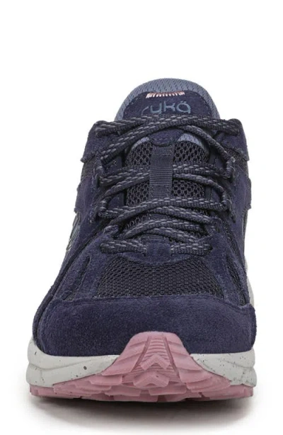 Ryka Rykä Skylift Trail Walking Sneaker In Blue