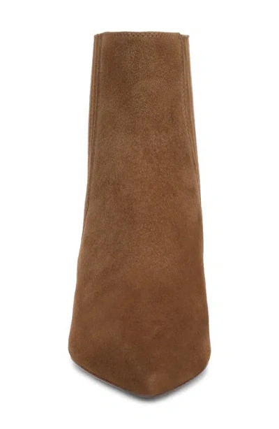Veronica Beard Lisa Suede Kitten-heel Booties In Brown