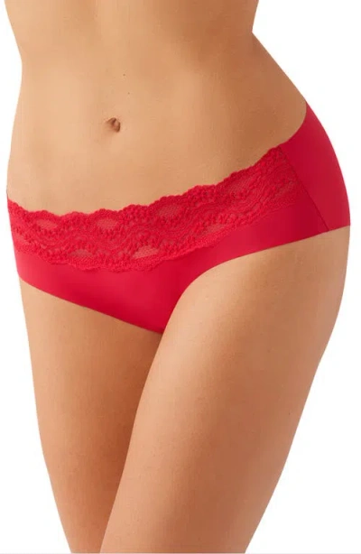 B.tempt'd By Wacoal B.bare Hipster Panties In Red