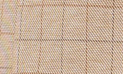 Liverpool Los Angeles Check Open Front Boyfriend Blazer In Brown