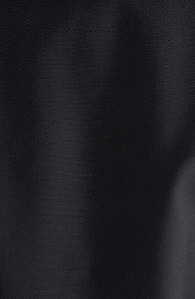 Balenciaga Black Nylon Uniform Merch Large Fit Bomber In Black