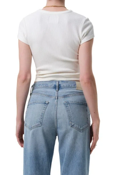 Citizen Of Humanity Citizens Of Humanity Nello Rib T-shirt In Brown