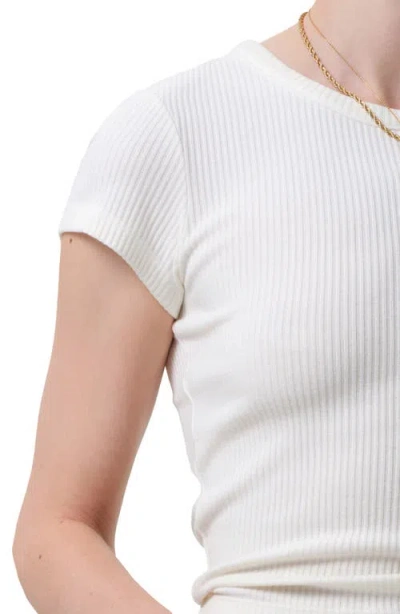 Citizen Of Humanity Citizens Of Humanity Nello Rib T-shirt In Brown