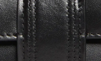 Jacquemus Le Compact Bambino Leather Wallet In Black