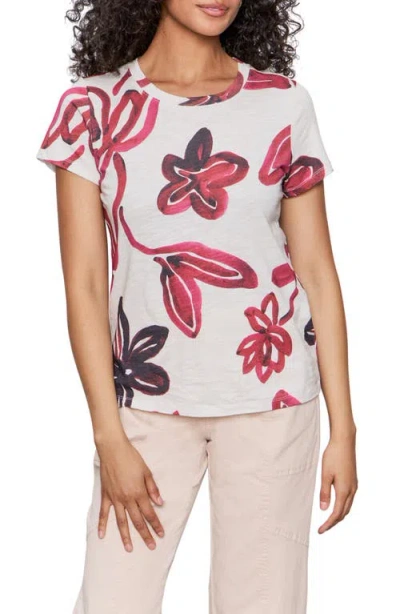 Sanctuary The Perfect Tee In Artist Floral In White