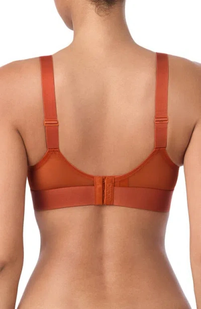 Dkny Sheers Wireless Bralette In Brown
