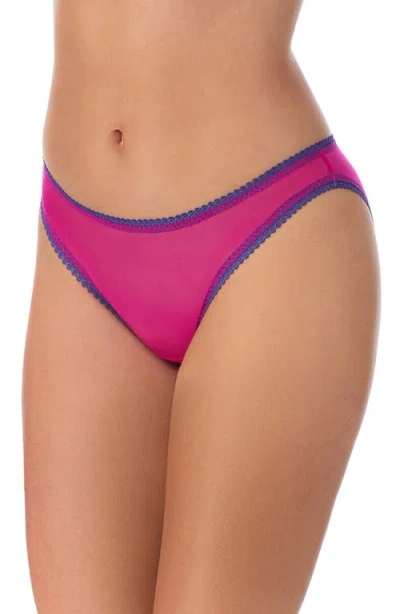 On Gossamer Mesh Hip Bikini In Purple
