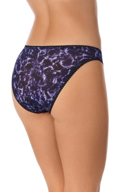 On Gossamer Triple Mesh Print Bikini In Blue