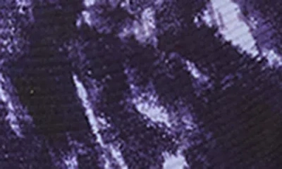 On Gossamer Triple Mesh Print Bikini In Blue