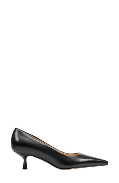 Marc Fisher Ltd Calynna Pointed Toe Kitten Heel Pump In Black