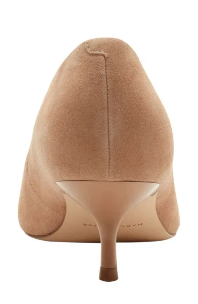 Marc Fisher Ltd Calynna Pointed Toe Kitten Heel Pump In Neutral