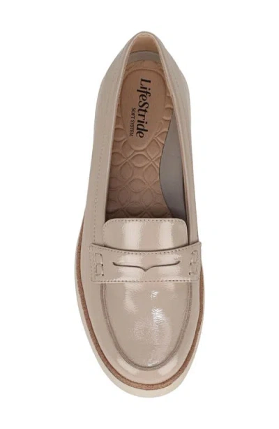 Lifestride Women's Chelsea Round Toe Platform Penny Loafers In Pink