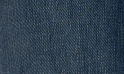 Kut From The Kloth Kelsey High Rise Flare Inset Raw Hem Jean In Precocious In Blue