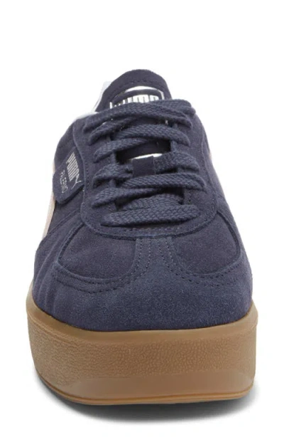 Puma Palermo Elevata Platform Sneaker In Blue