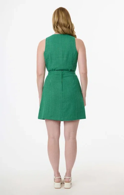 Smak Parlour A-line Mini Skirt In Green