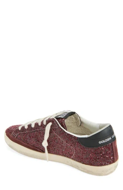 Golden Goose Super Star Glitter Leather Low-top Sneakers In Multi