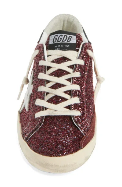 Golden Goose Super Star Glitter Leather Low-top Sneakers In Multi