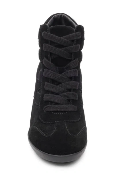 Ash Boradia Wedge Sneaker In Black