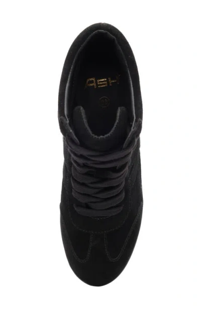 Ash Boradia Wedge Sneaker In Black
