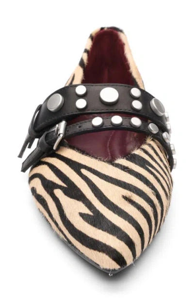 Ash Britnie Pointed Toe Flat In Multi