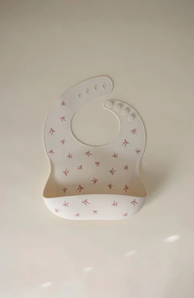 Mushie Silicone Bib In Neutral