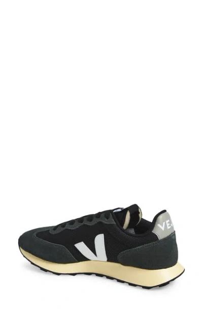 Veja Woman Sneakers Lead Size 5 Textile Fibers In Black