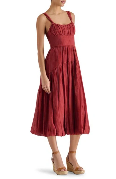Steve Madden Eartha Sleeveless A-line Dress In Red