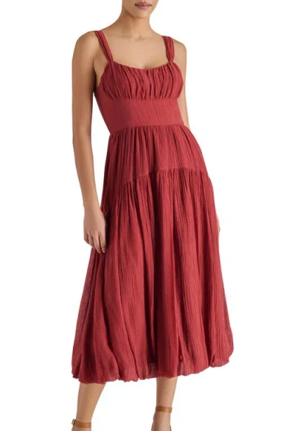 Steve Madden Eartha Sleeveless A-line Dress In Red