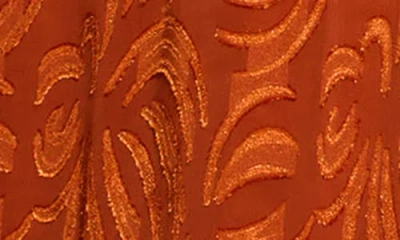 Guess Women's Deztiny Printed Chiffon A-line Dress In Orange