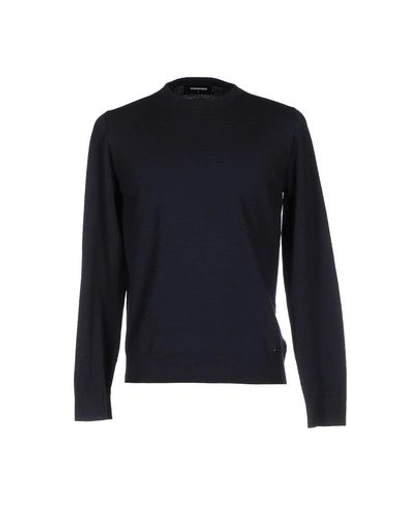 Dsquared2 Sweaters In Dark Blue