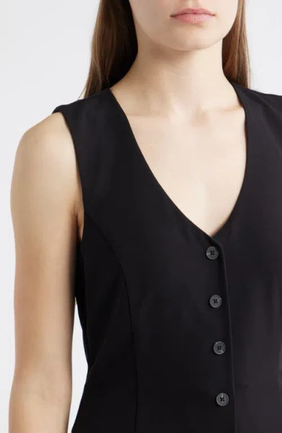 Tahari Asl Women's Colorblocked Vest Jumpsuit In Black