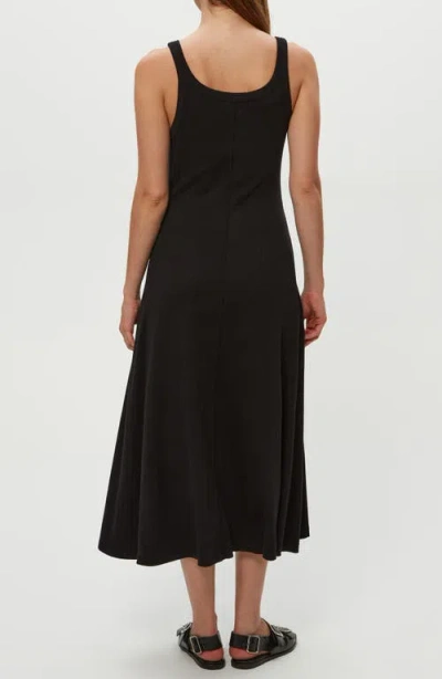 Michael Stars Sofia Square Neck Dress In Black