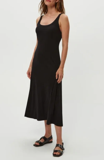 Michael Stars Sofia Square Neck Dress In Black