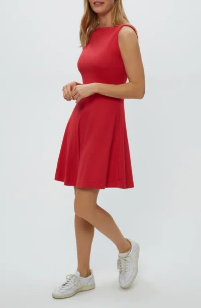 Michael Stars Andy Mini Skater Dress In Rumba In Multi