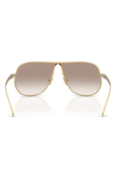 Miu Miu Mu A56s Metal Aviator Sunglasses In Gold