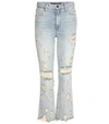 ALEXANDER WANG Grind high-rise cropped flared jeans