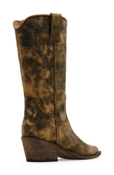 Steve Madden Albany Western Boot In Brown