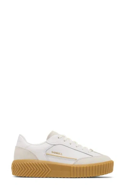 Sorel Ona Ave T-toe Platform Sneaker In White