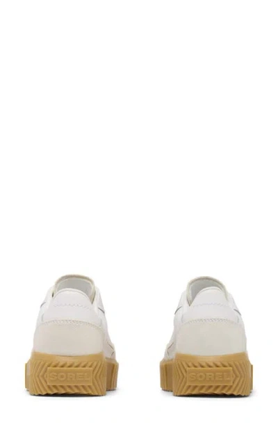 Sorel Ona Ave T-toe Platform Sneaker In White