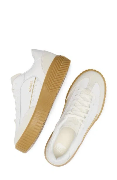 Sorel Ona Ave T-toe Platform Sneaker In White