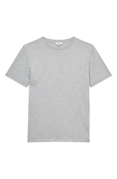 Reiss T-shirt Mit Rundhalsausschnitt In Gray