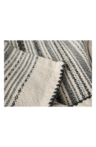 Coyuchi Oak 2-pack Organic Cotton Hand Towels In Black