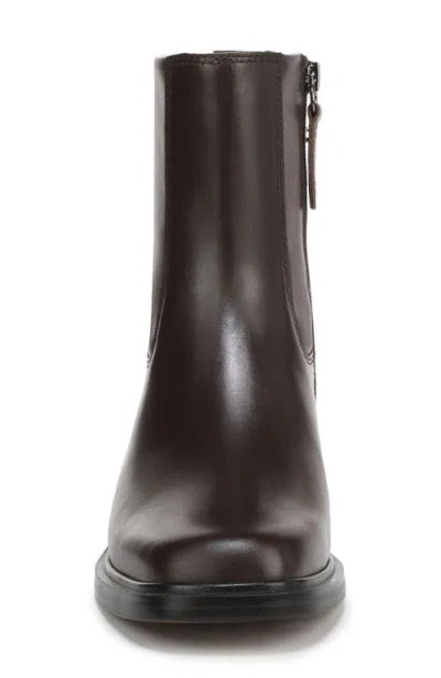 Franco Sarto Women's Gracely Block Heel Zip Short Boots In Burgundy