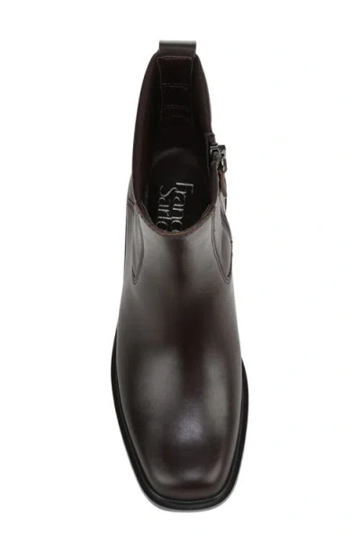 Franco Sarto Women's Gracely Block Heel Zip Short Boots In Burgundy