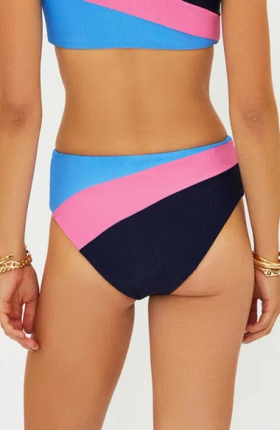 Beach Riot Evie Bikini Bottom In Paradise Harbor Colorblock In Multi