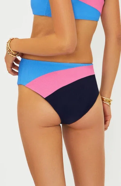 Beach Riot Evie Bikini Bottom In Paradise Harbor Colorblock In Multi