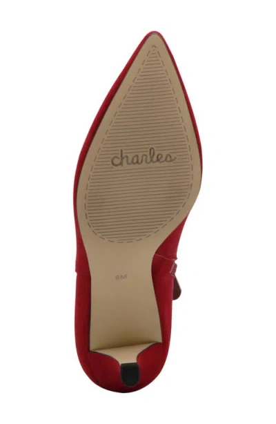 Charles By Charles David Abra Ankle Bootie In Red