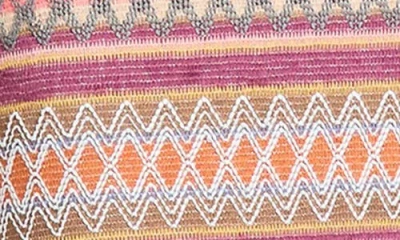 The Good Journey Sleeveless Stripe Knit Maxi Sundress In Purple